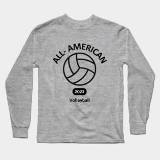 Volleyball All American Long Sleeve T-Shirt